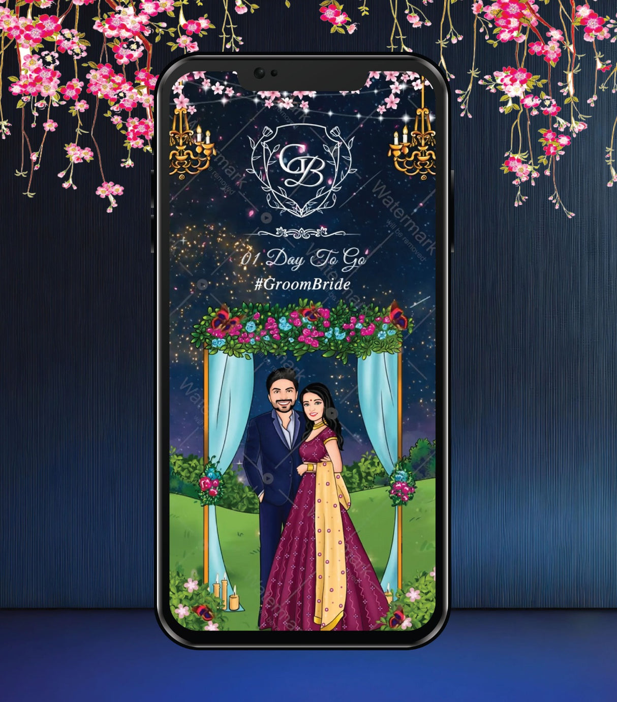 1 Day To Go Wedding Invite Video