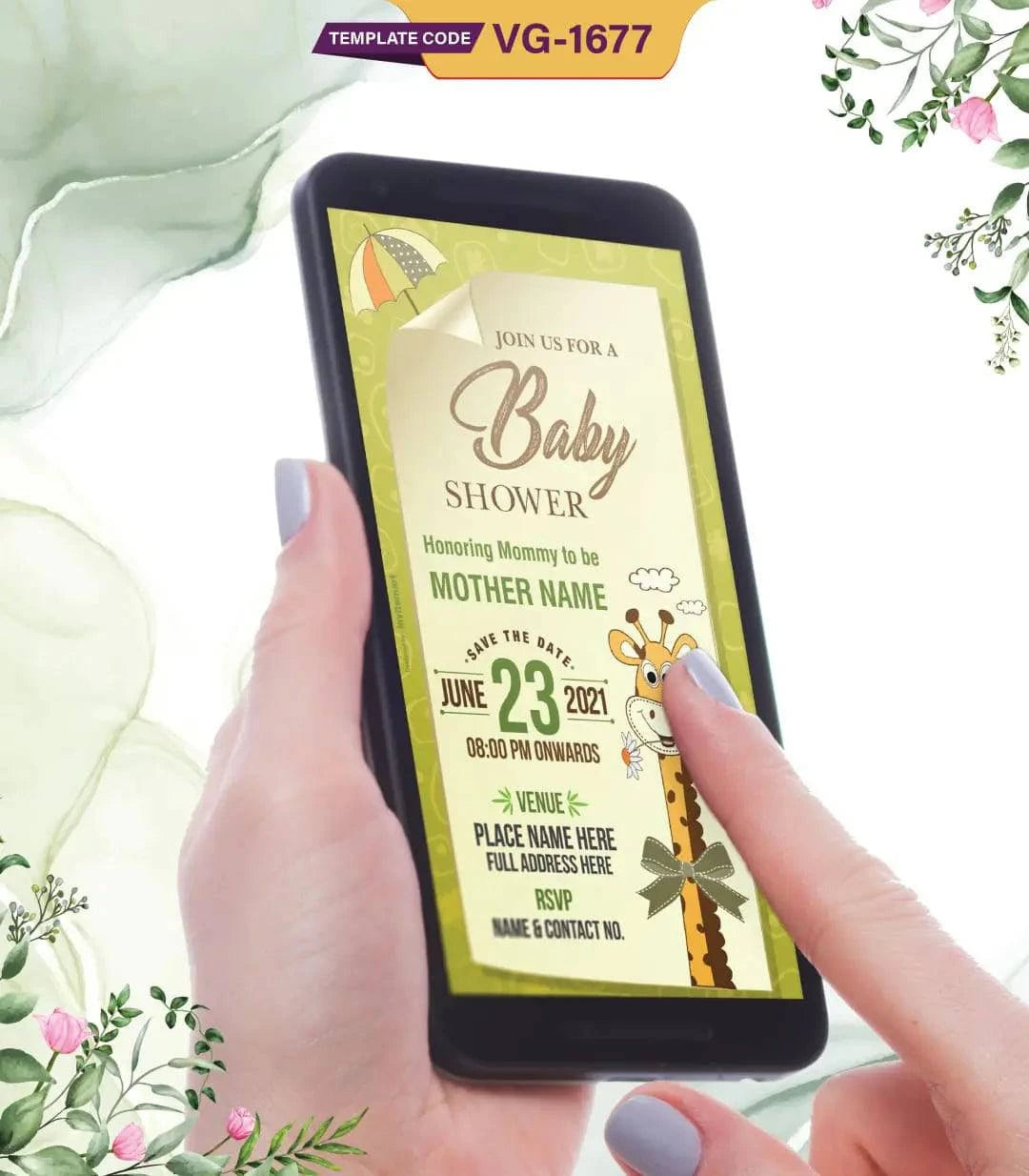 Adorable Baby Shower Invitation