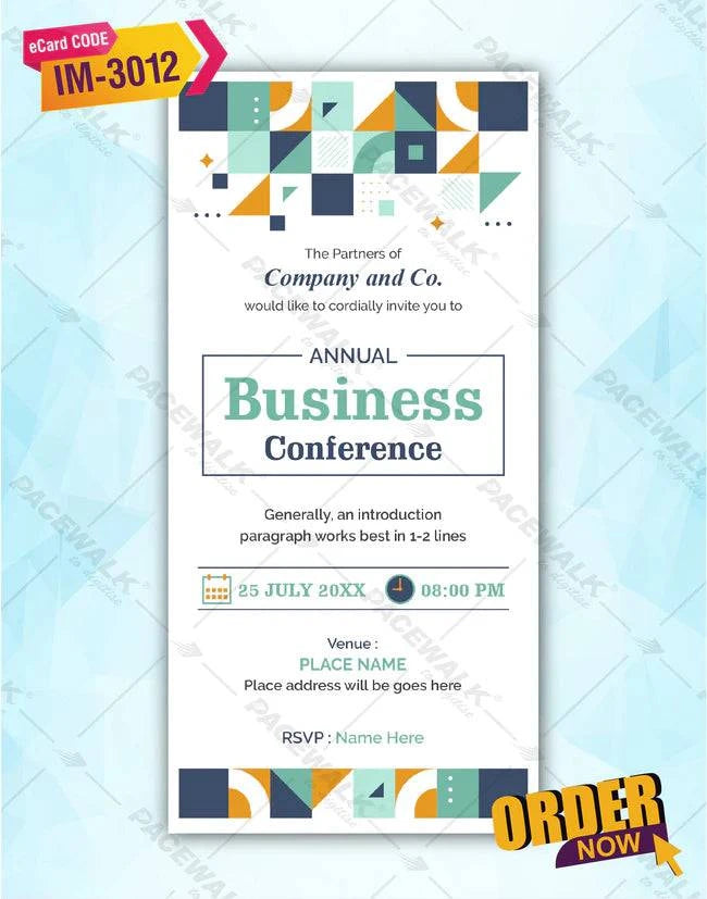 Annual Business Conference Invitation