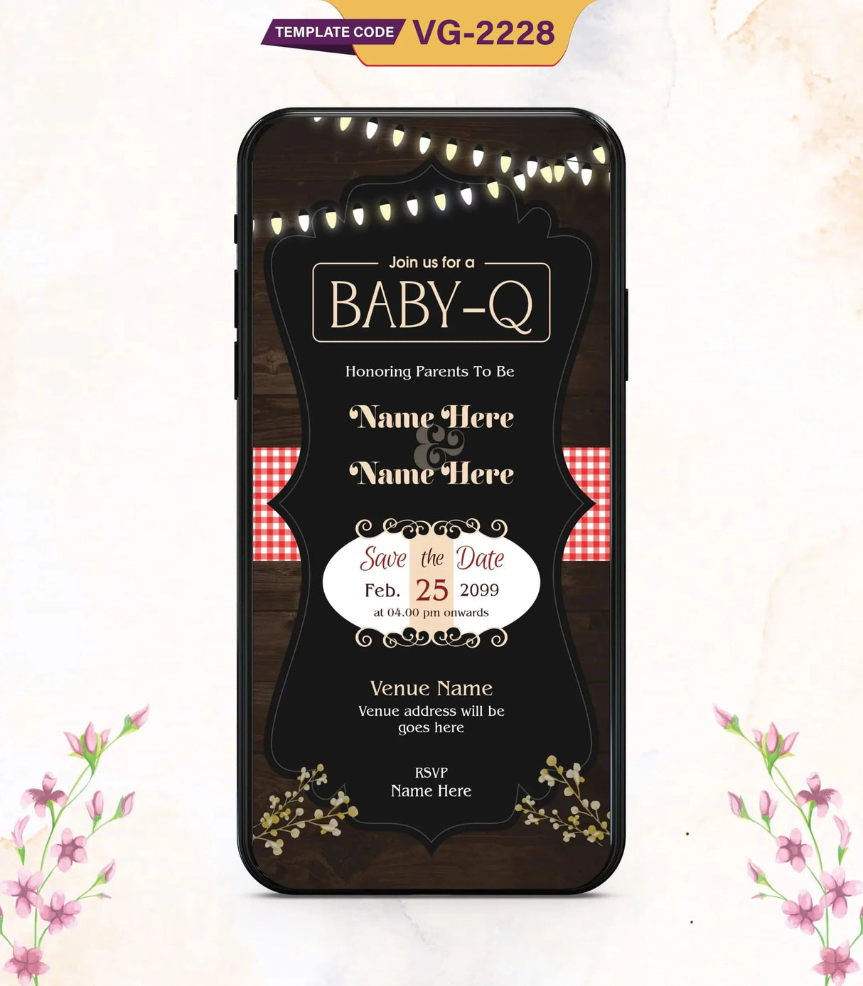 BaByQ Baby Shower Invitations