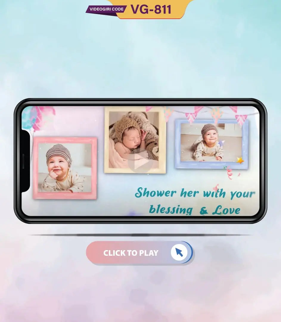 Baby Name Ceremony Invitation Video