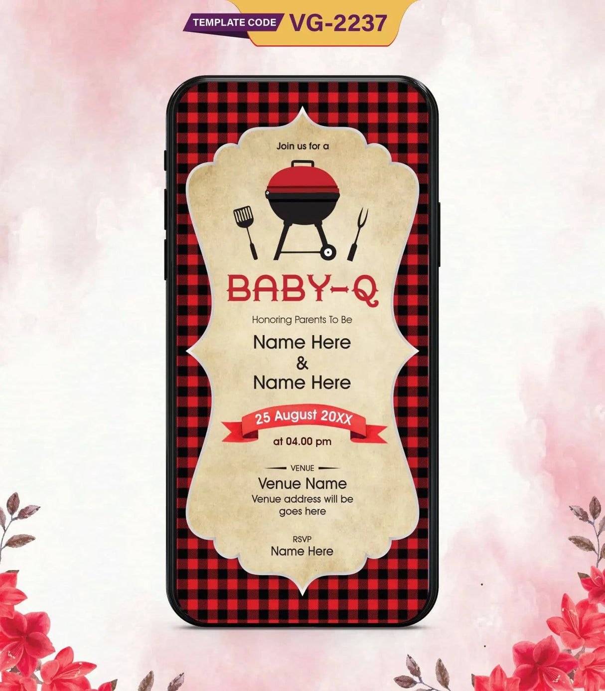 Baby-Q Invitation