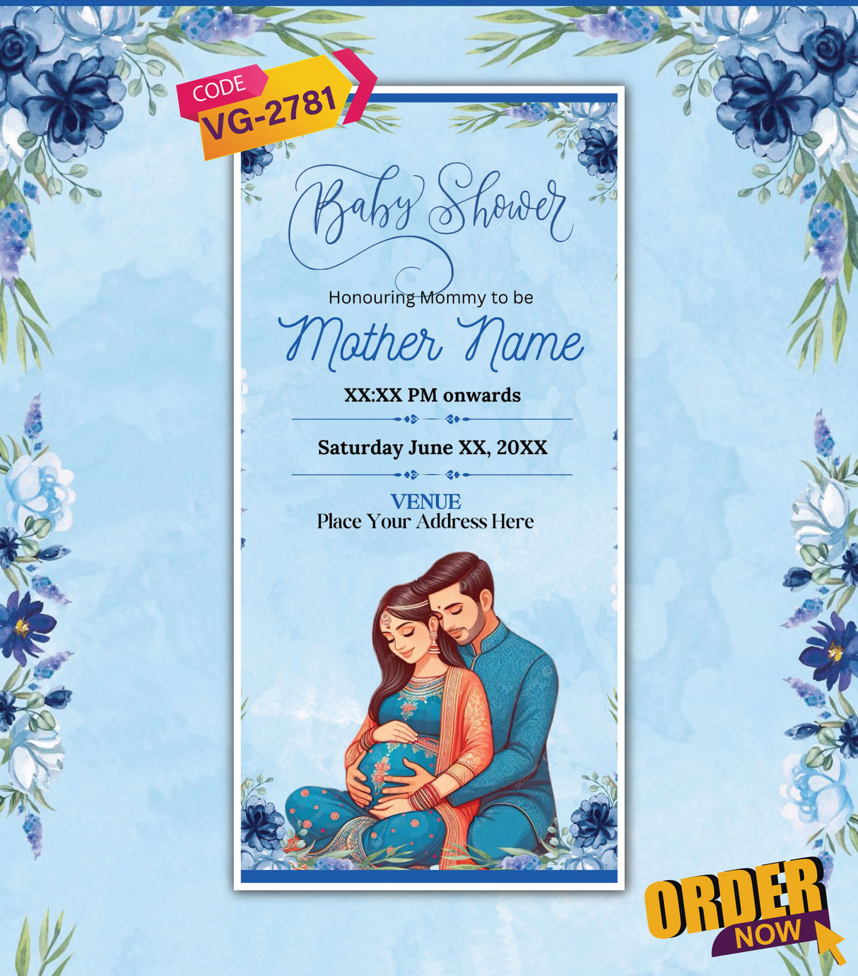 Baby Shower Invitation Card