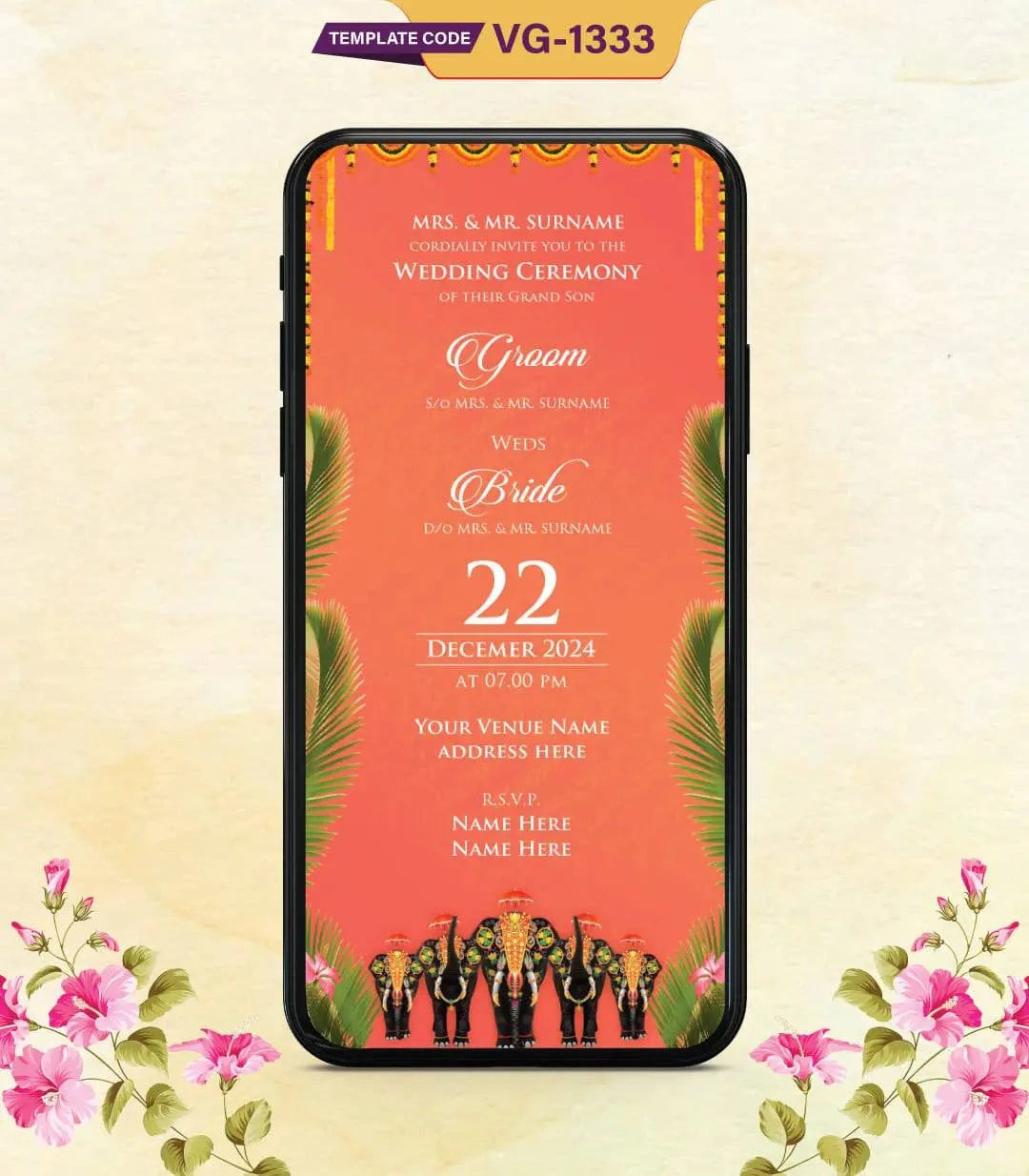Bengali Wedding Invitation