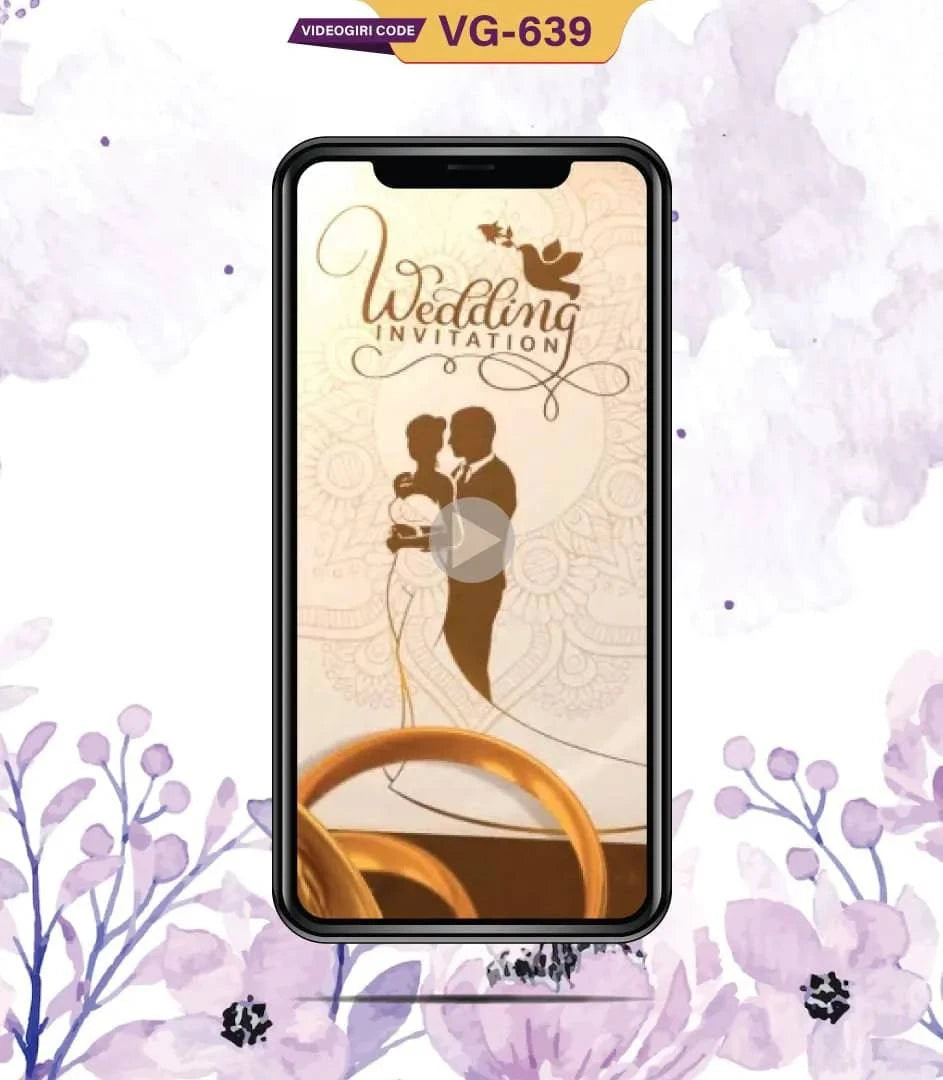 Best Vertical Wedding Invitation Video | Save The Date Video