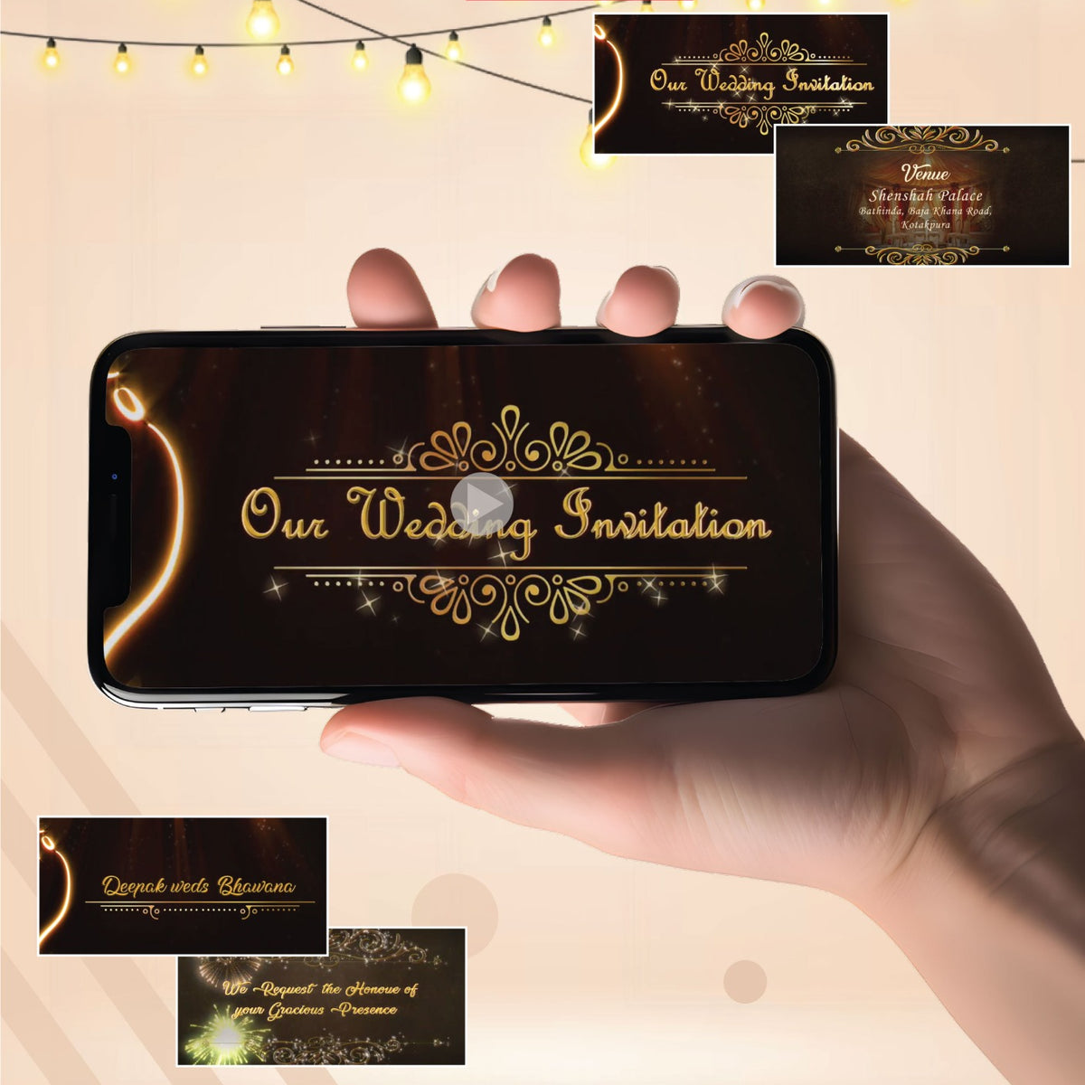 Traditional Hindu Wedding Invite Video | Save the Date - VideoGiri