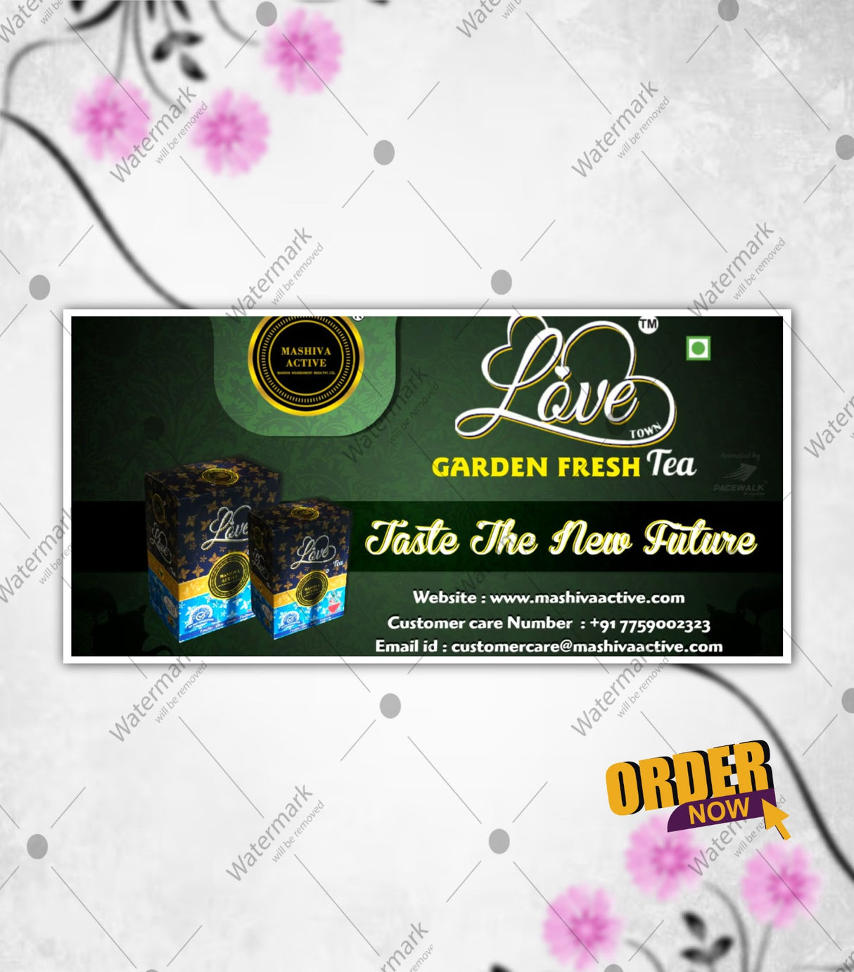 Brand Promotion Video Makers Love Town Tea, Taste the new future