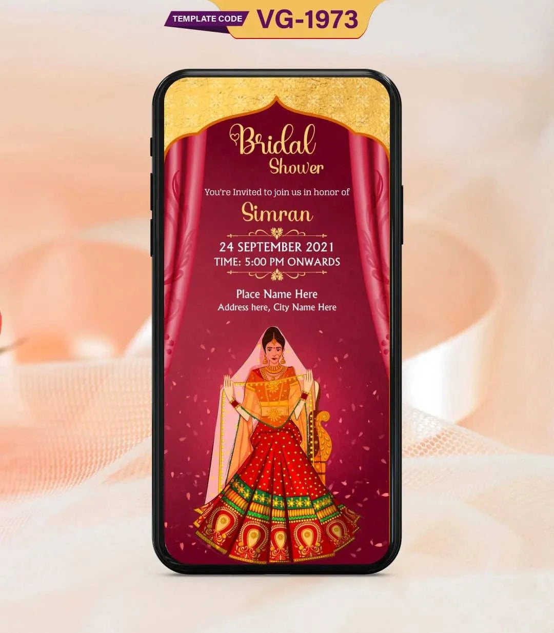 Bridal Shower Invitation Card