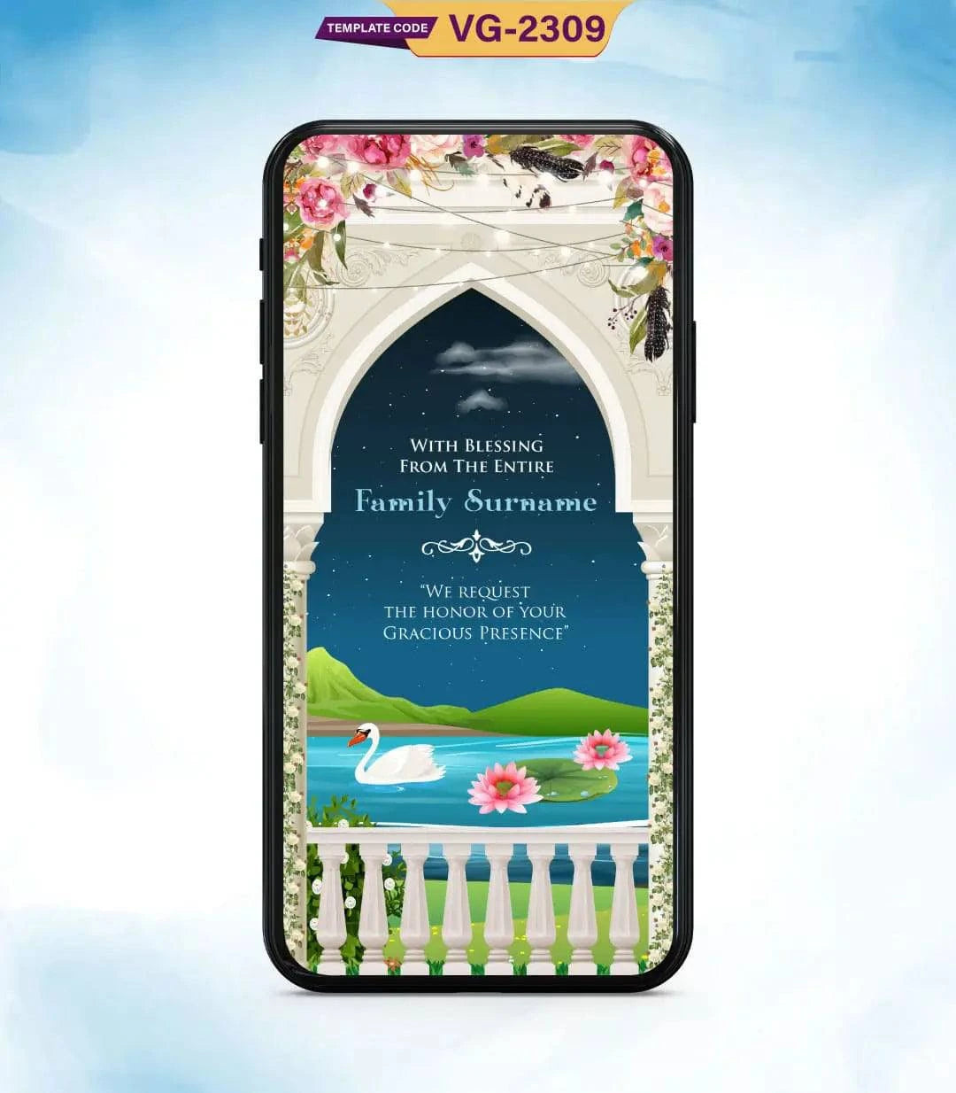 Caricature Engagement Invitation