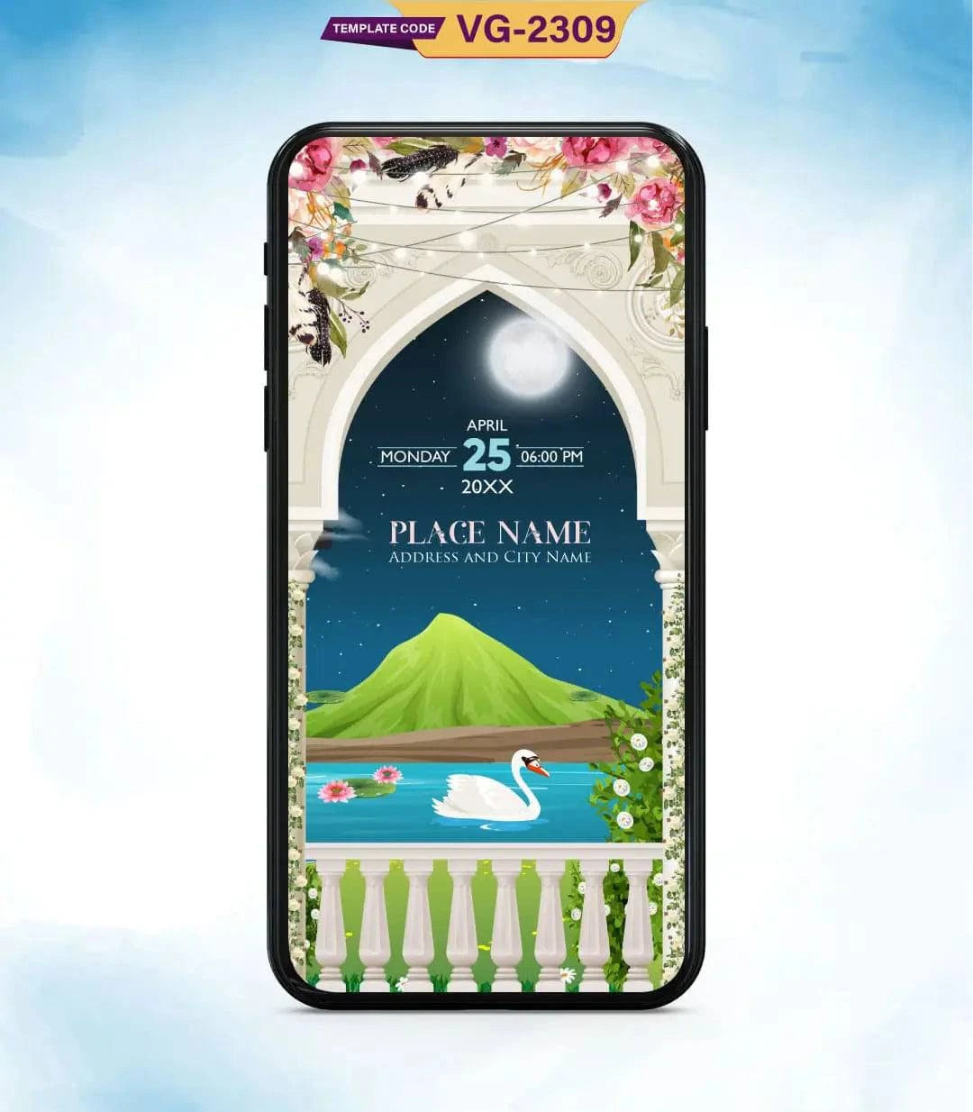 Caricature Engagement Invitation