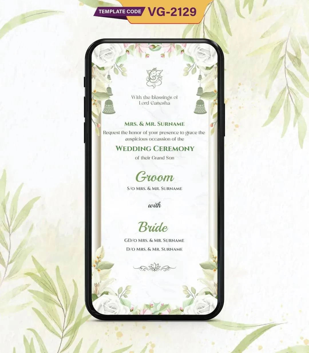 Cartoon Wedding Invitation