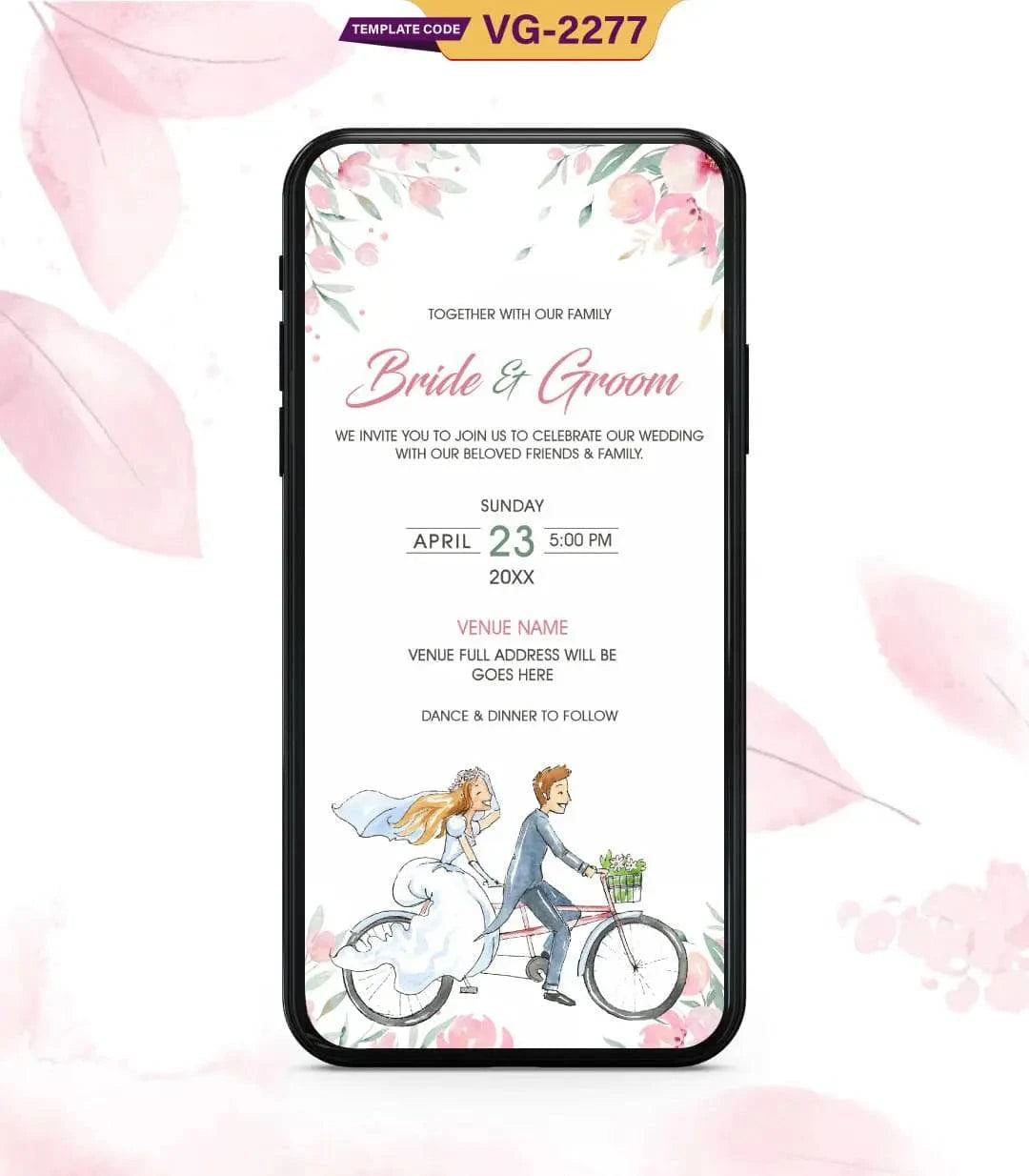 Christian Wedding Card Template