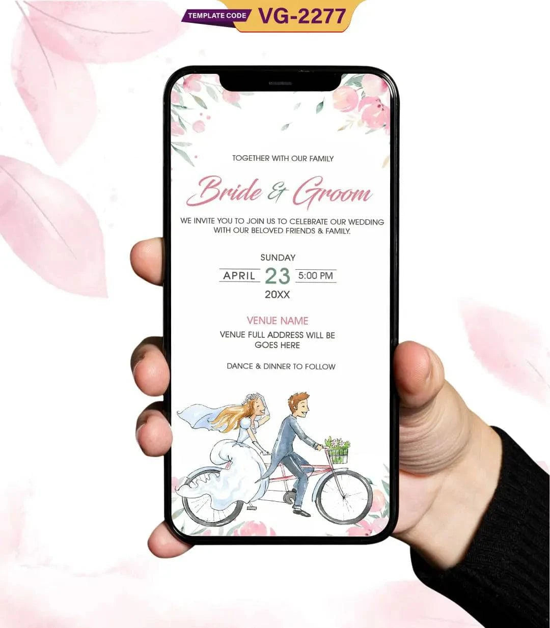 Christian Wedding Card Template