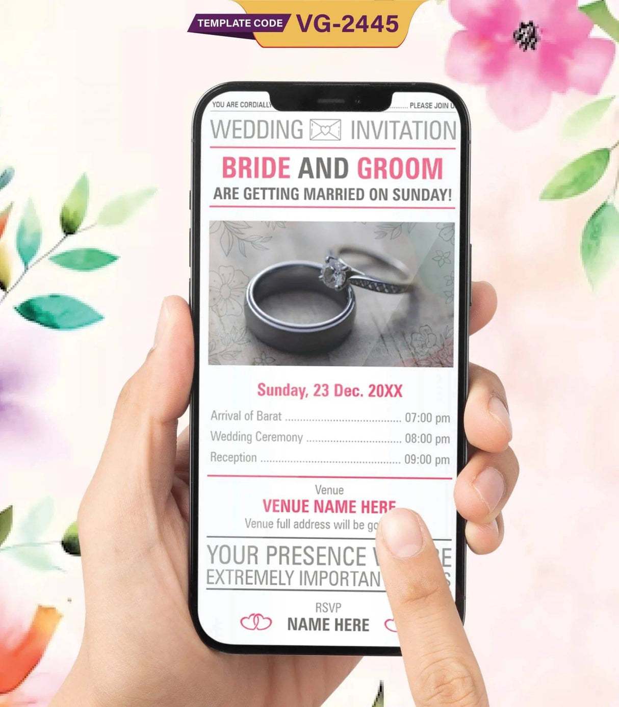 Christian Wedding Invitation