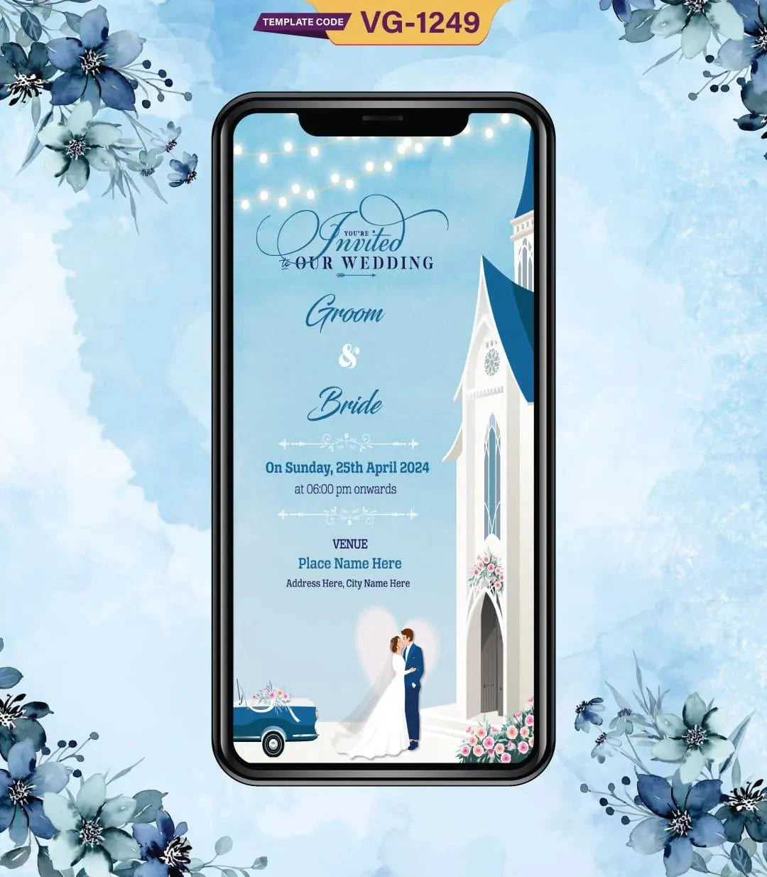 Church Wedding Invitation