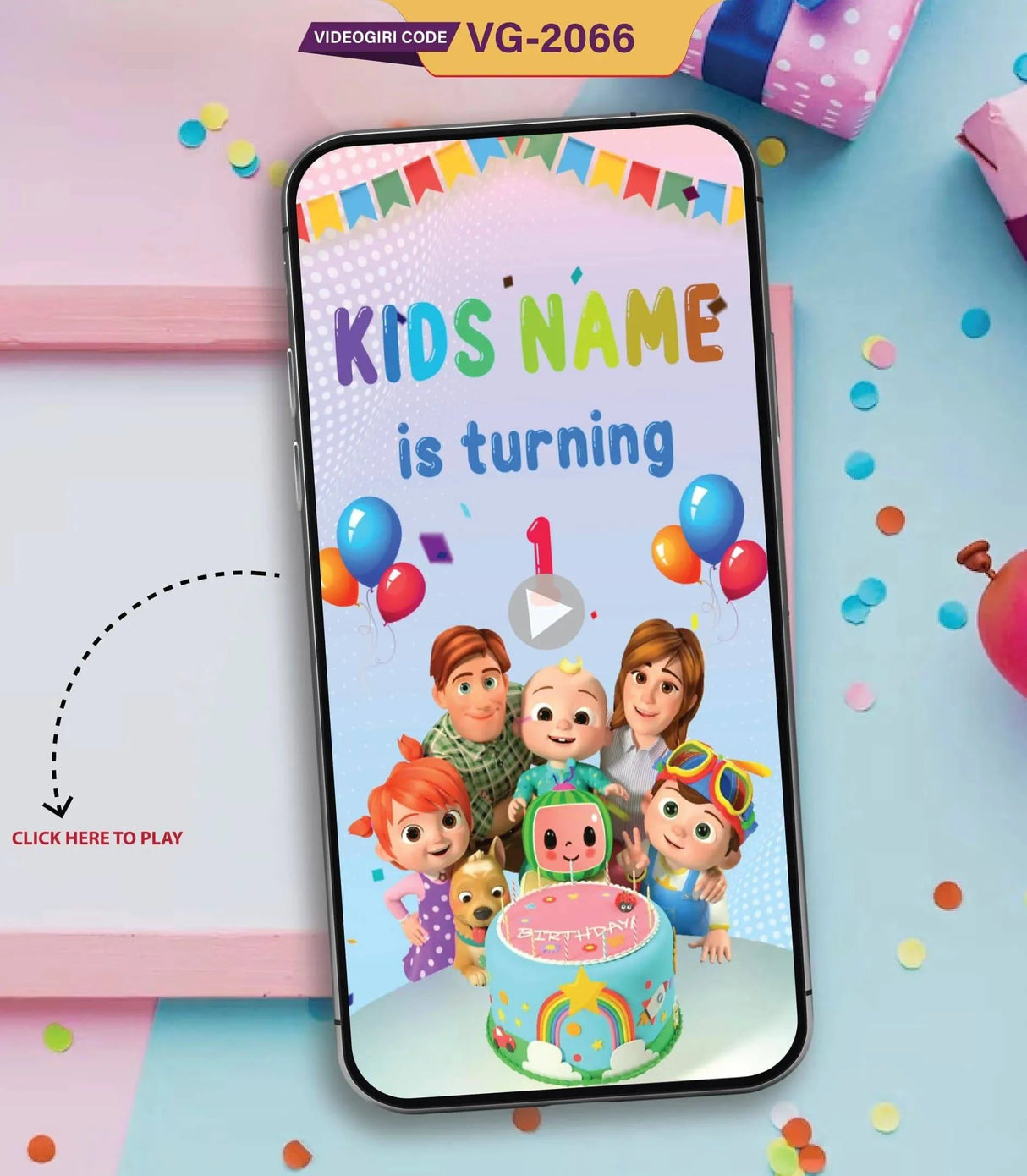 Cocomelon Birthday Invitation Video