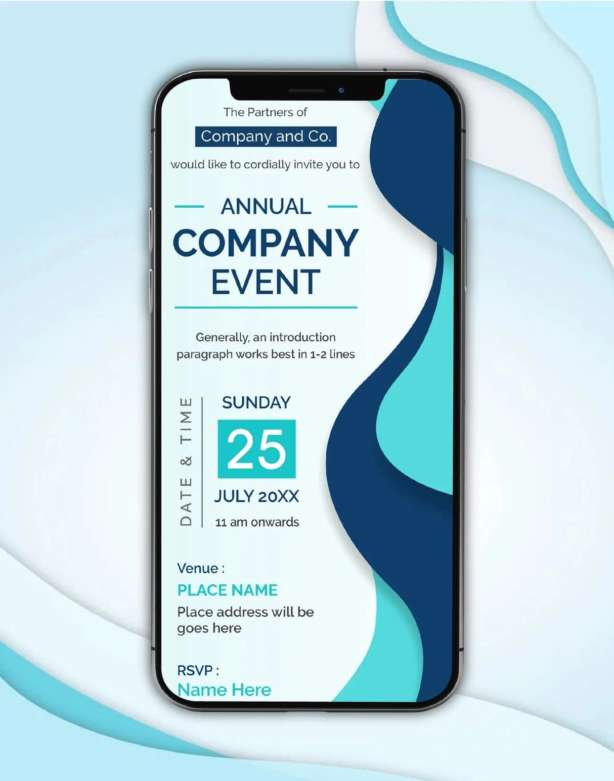 Corporate Company Event Invitation