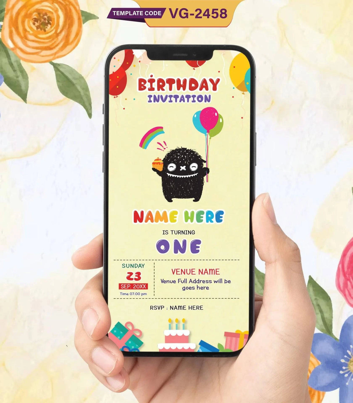 Creepy Birthday Invitation