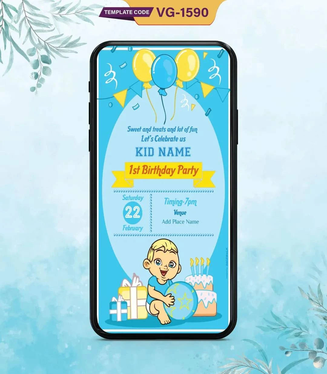 Custom Birthday Invitation Card