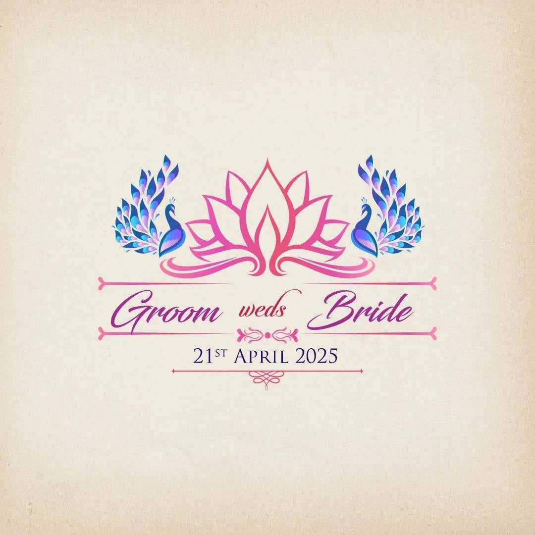Custom Wedding Logo Design