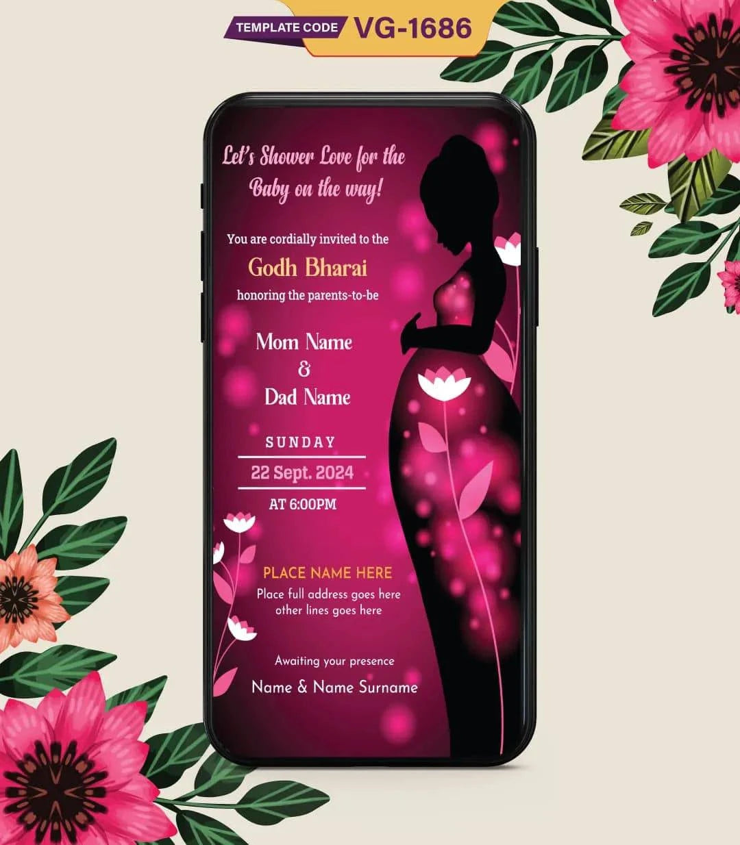 Custom Baby Shower Invitation Card