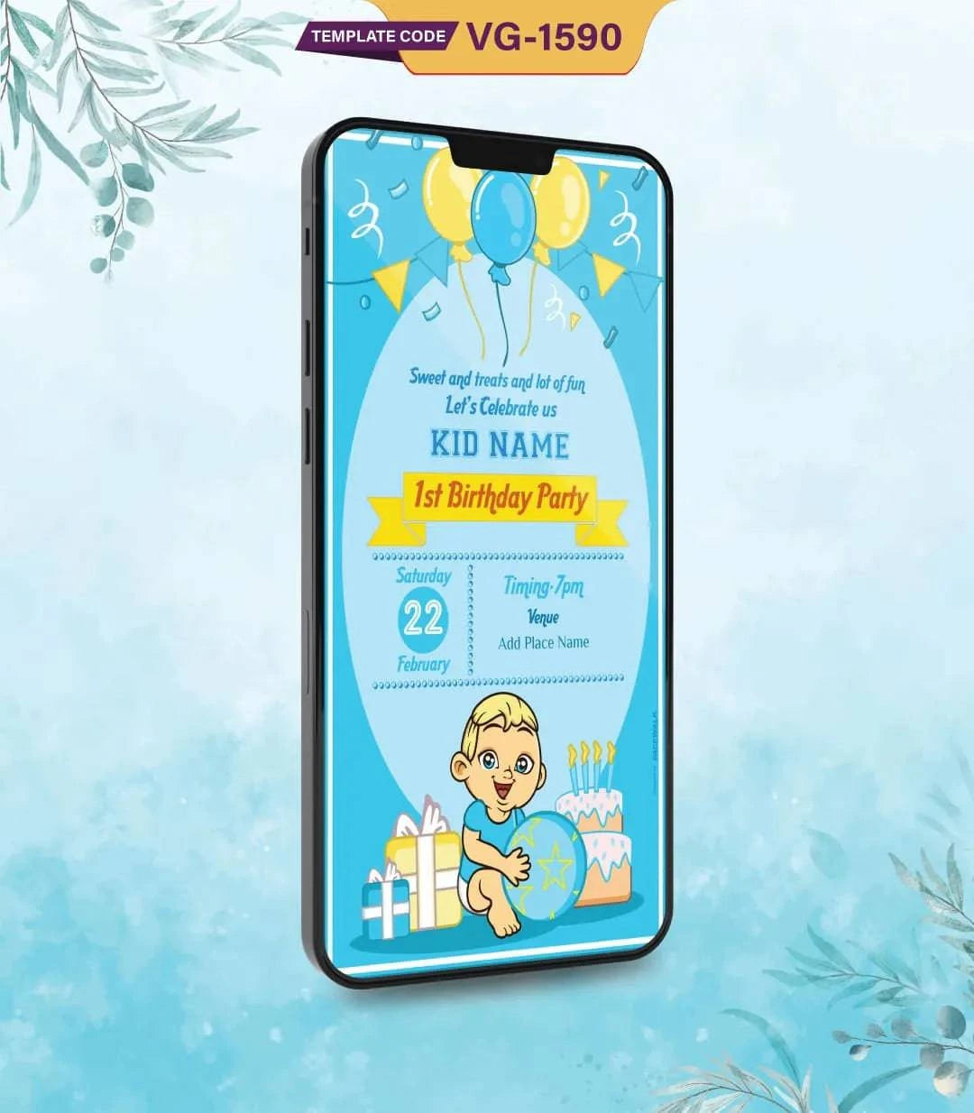 Custom Birthday Invitation Card