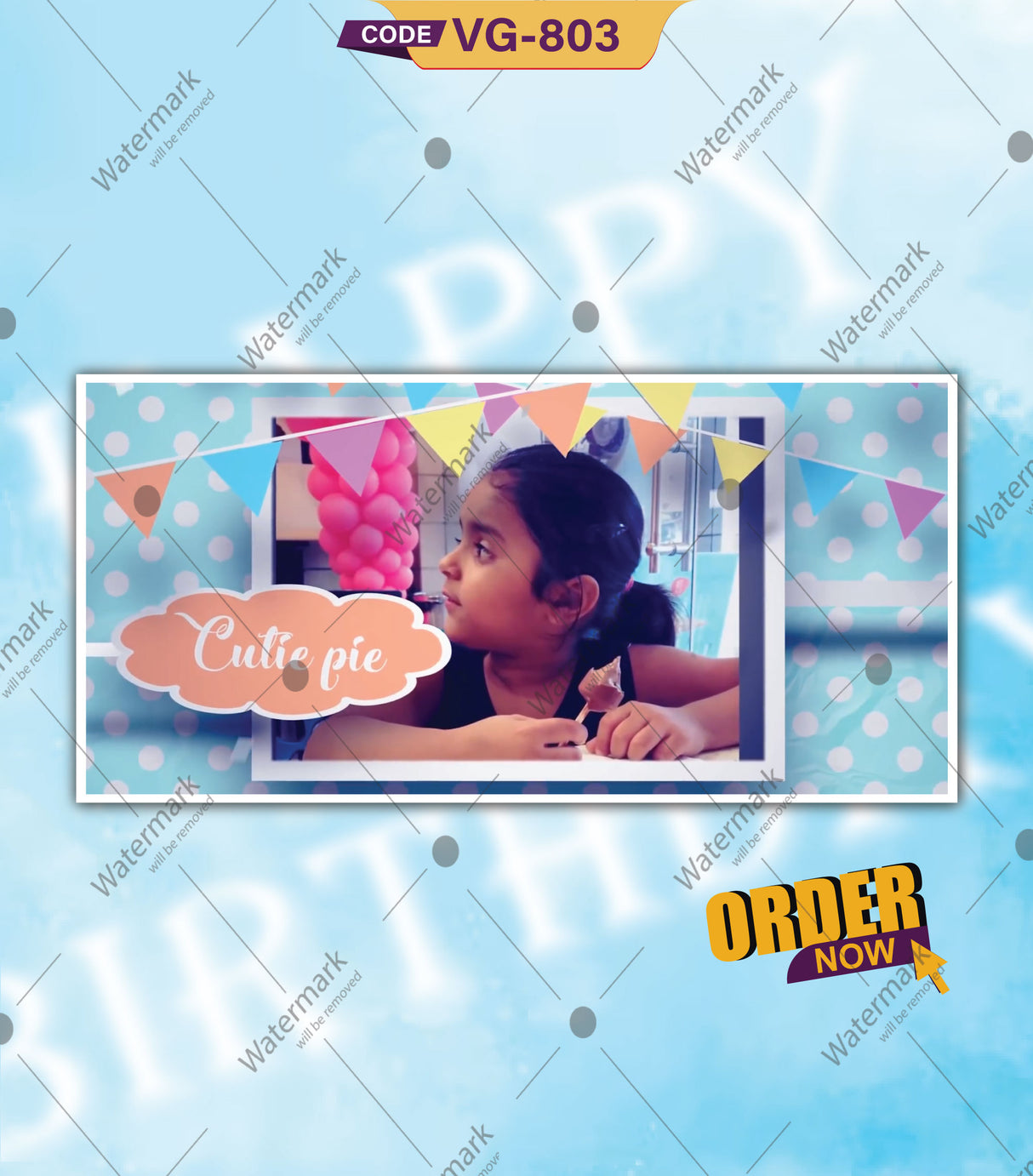 Custom Birthday Invitation Video For Whatsapp