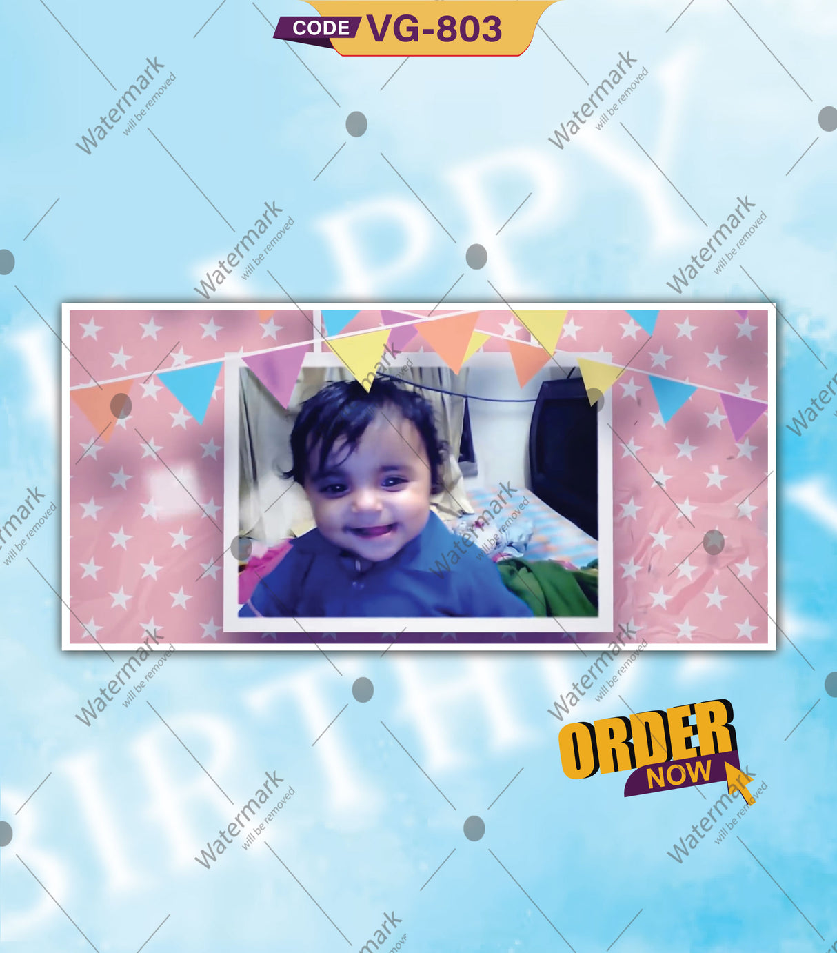 Custom Birthday Invitation Video For Whatsapp