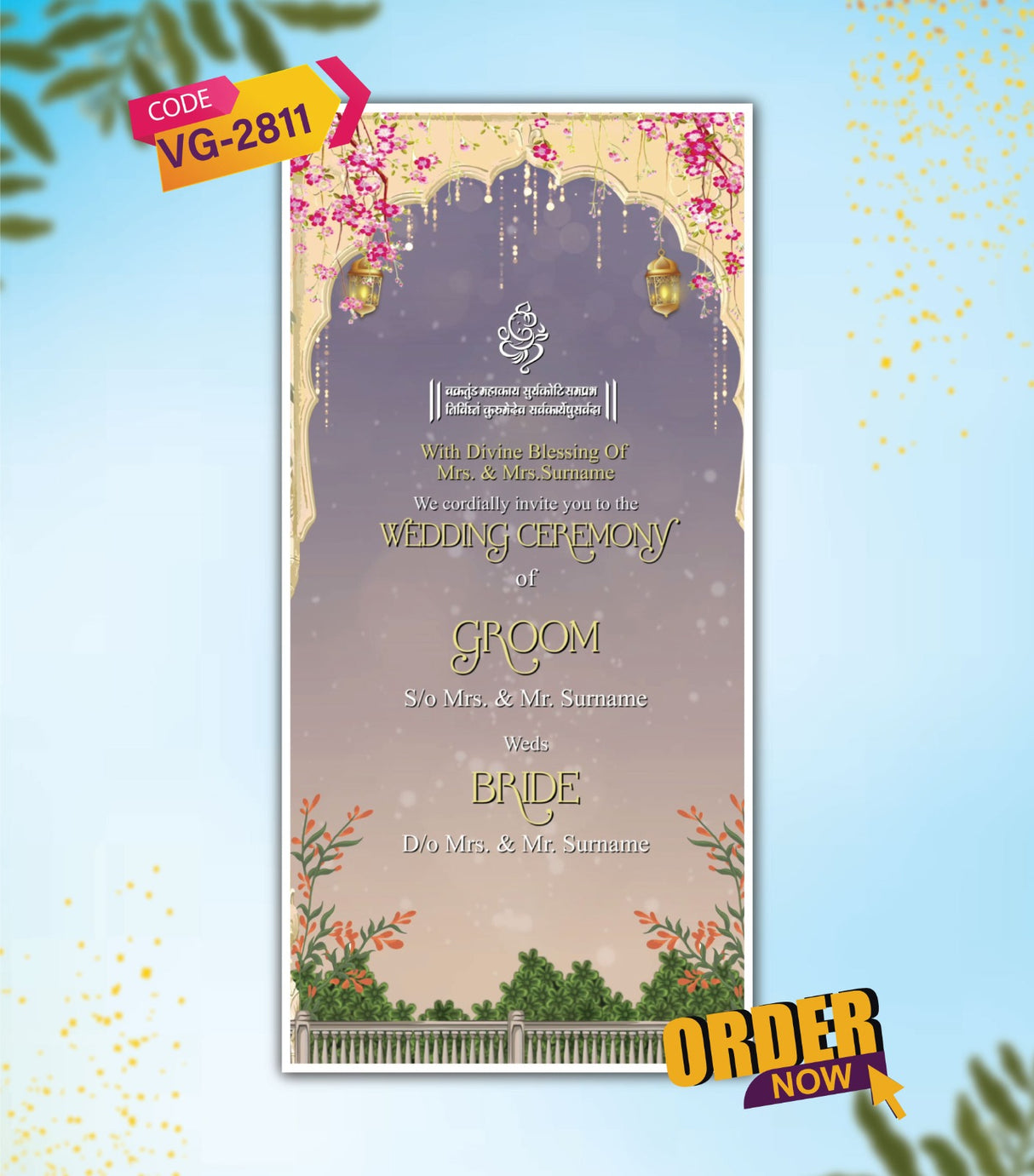 Custom Caricature Wedding Invitation Video