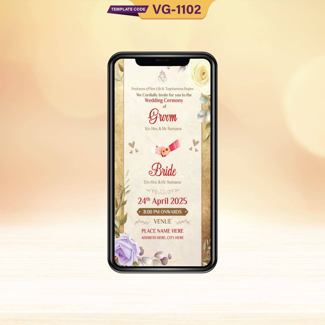 Custom Wedding Invitation