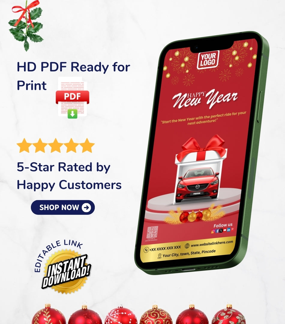 DIY Happy New Year Wishes for Auto Dealership