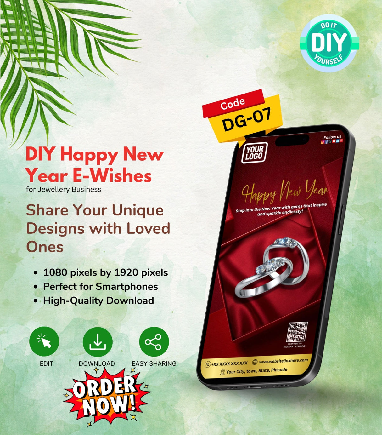 DIY Happy New Year Wishes for Jewellery Business