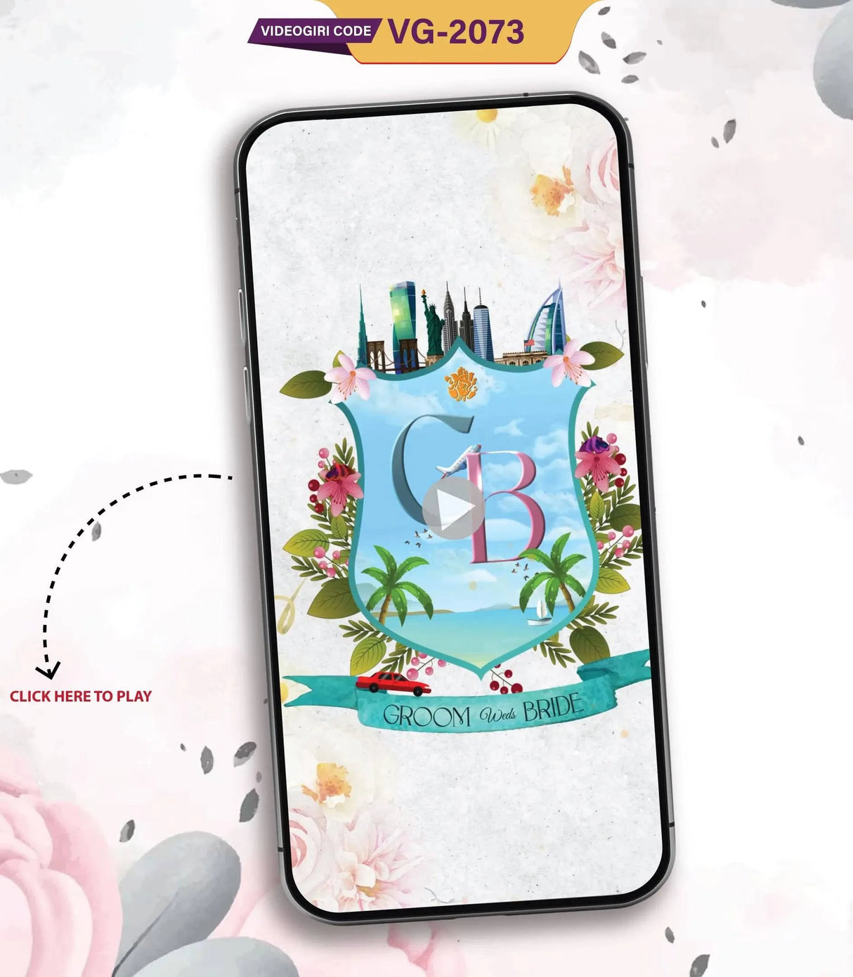 Destination Wedding Invitation Video Template