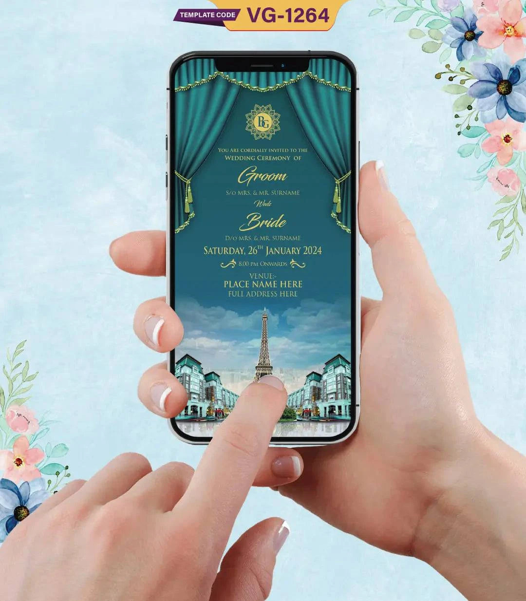 Destination Wedding Invitation