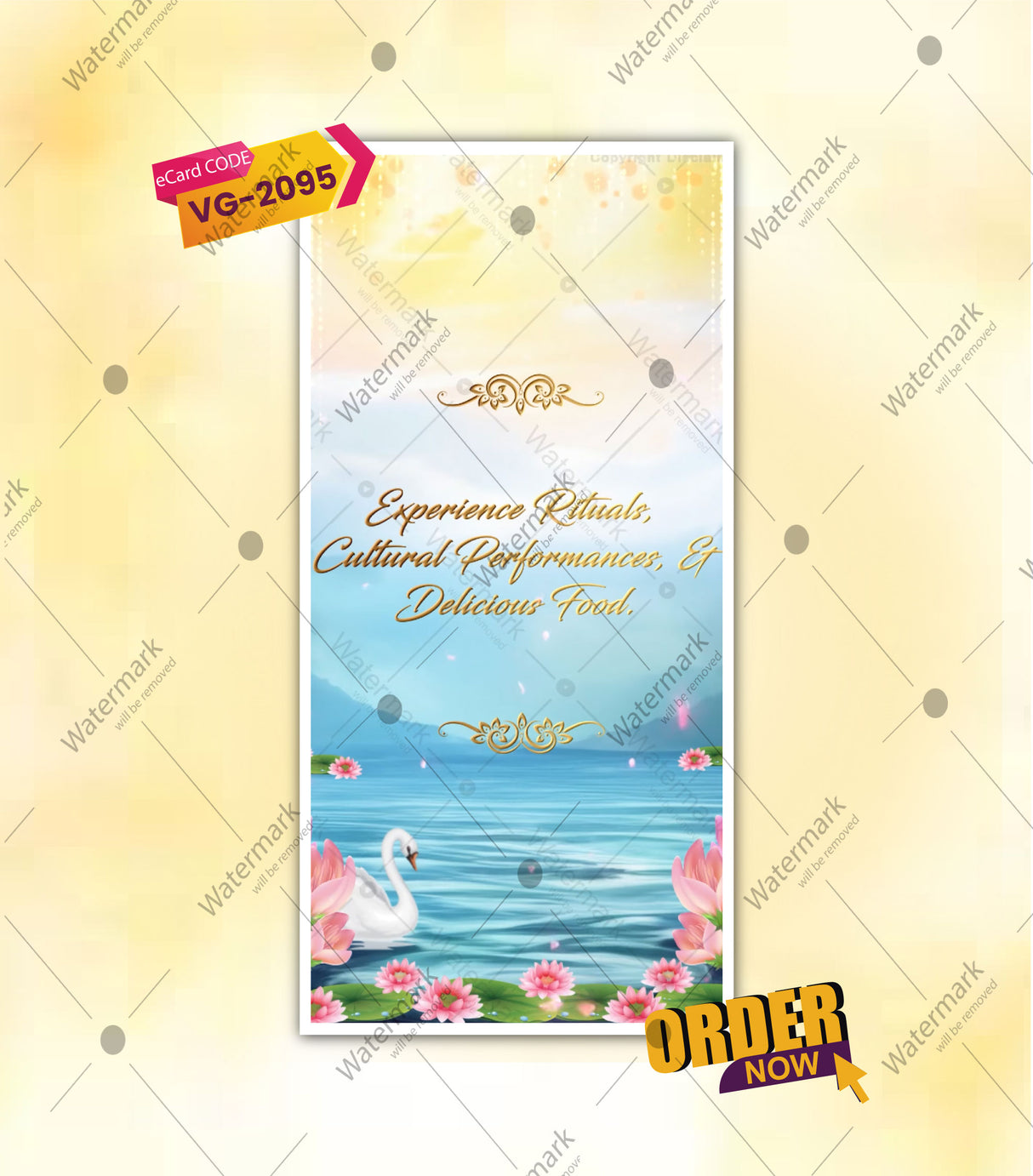 Devi Saraswati Puja Invitation Video | Saraswati Puja and Function Invitation | VG-2095 - VideoGiri