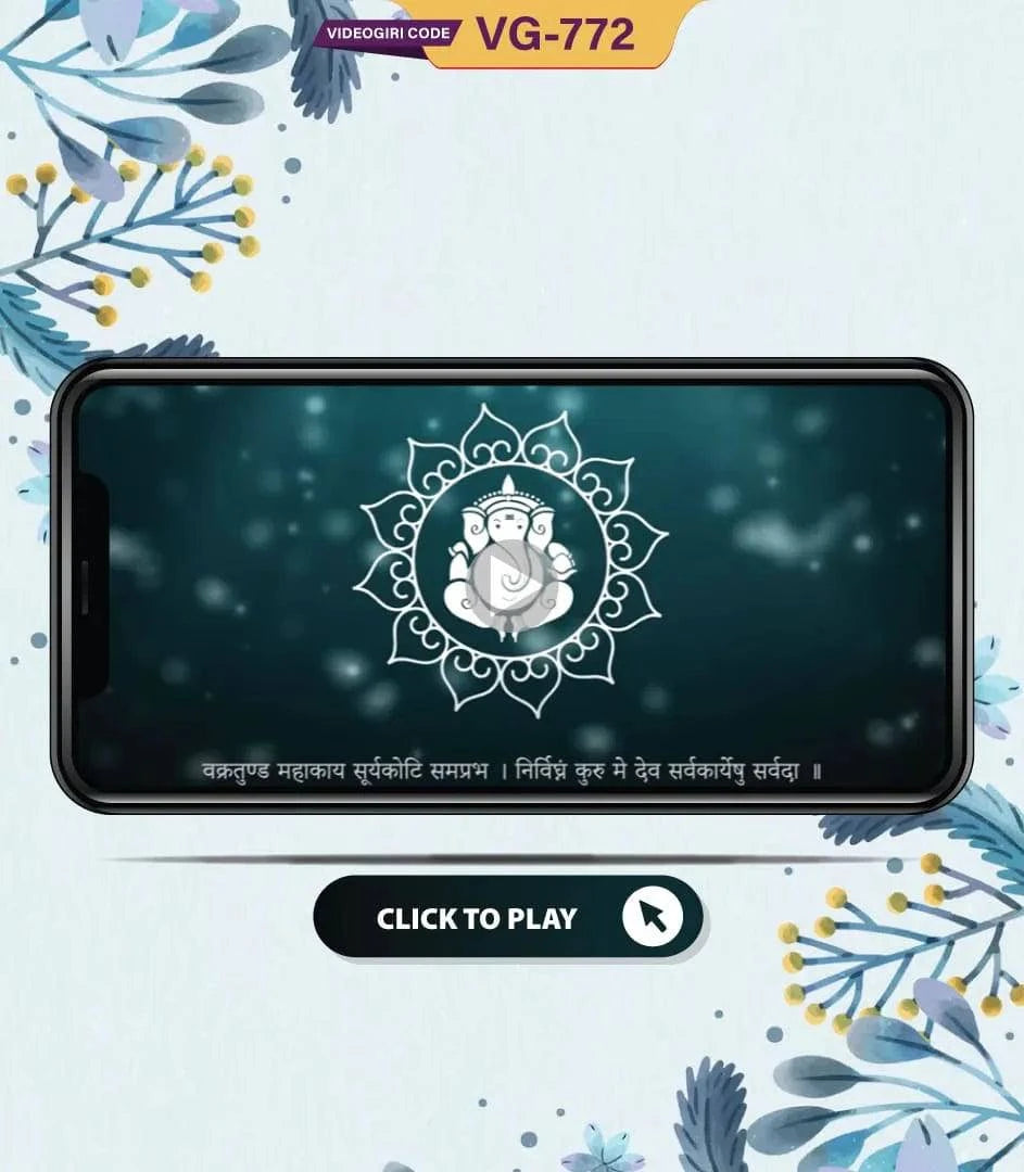 Diamond Theme Ring Ceremony Invitation Video