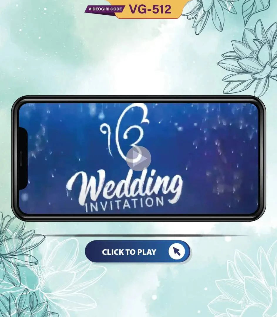 Digital Punjabi Sikh Wedding Invitation Video