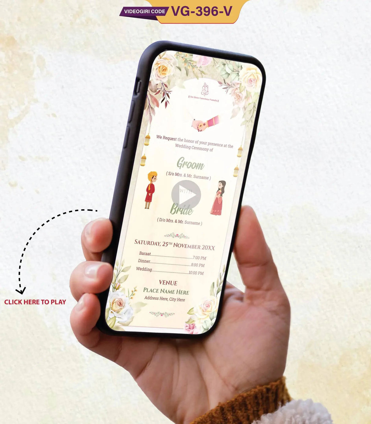 Digital Wedding Invitation Video