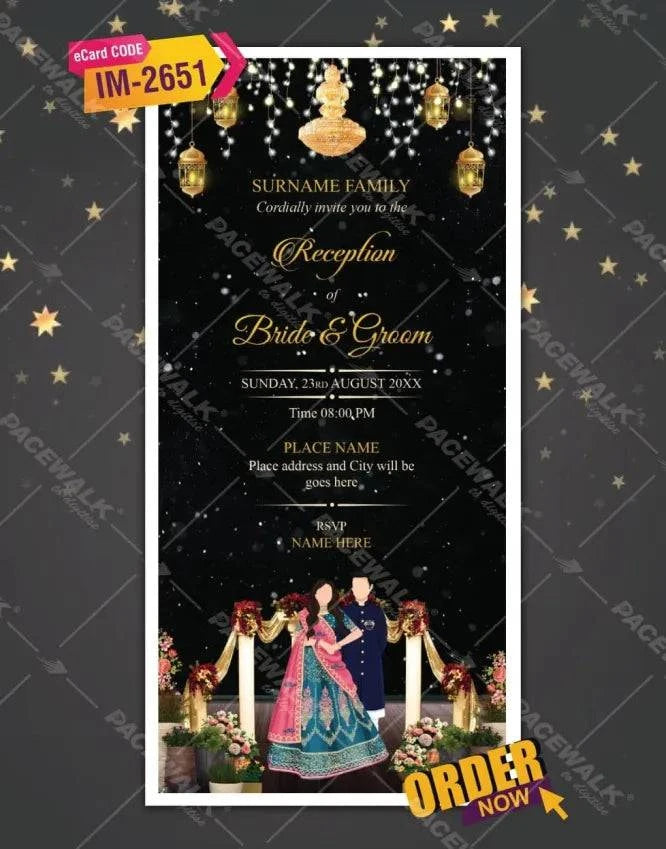 Digital Reception Invitation