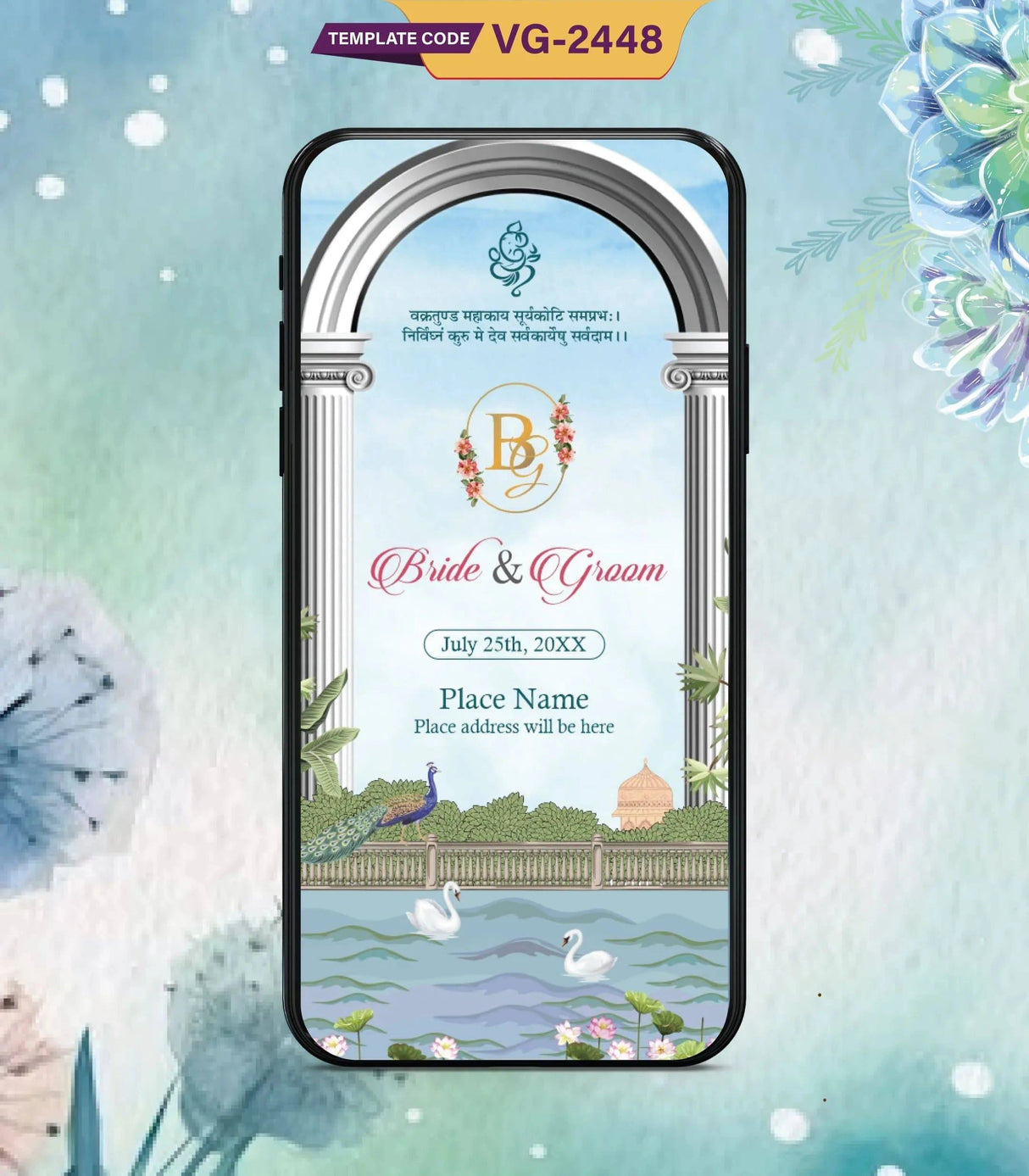 Digital Wedding Invitation