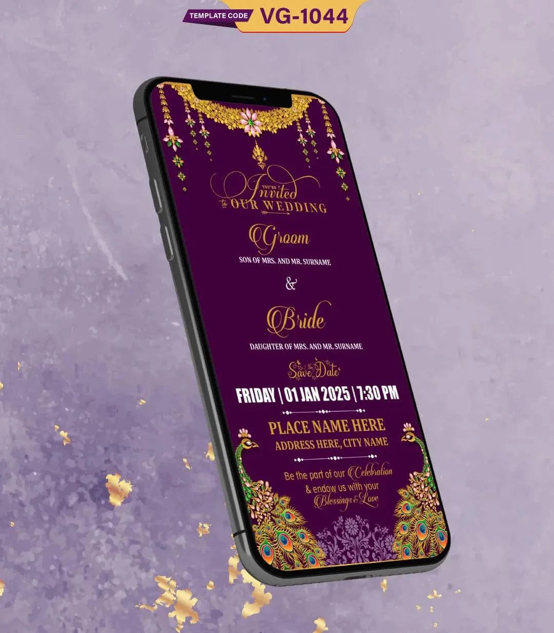 Digital Wedding Invitation