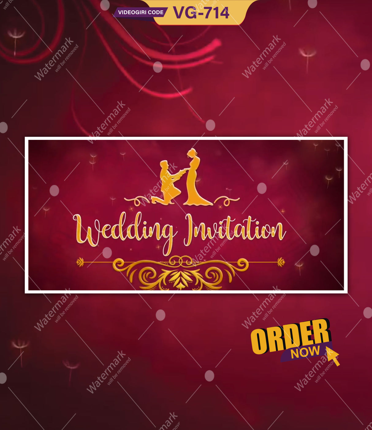 Digital Wedding Invitation Video In Royal Look With Ganesh Ji