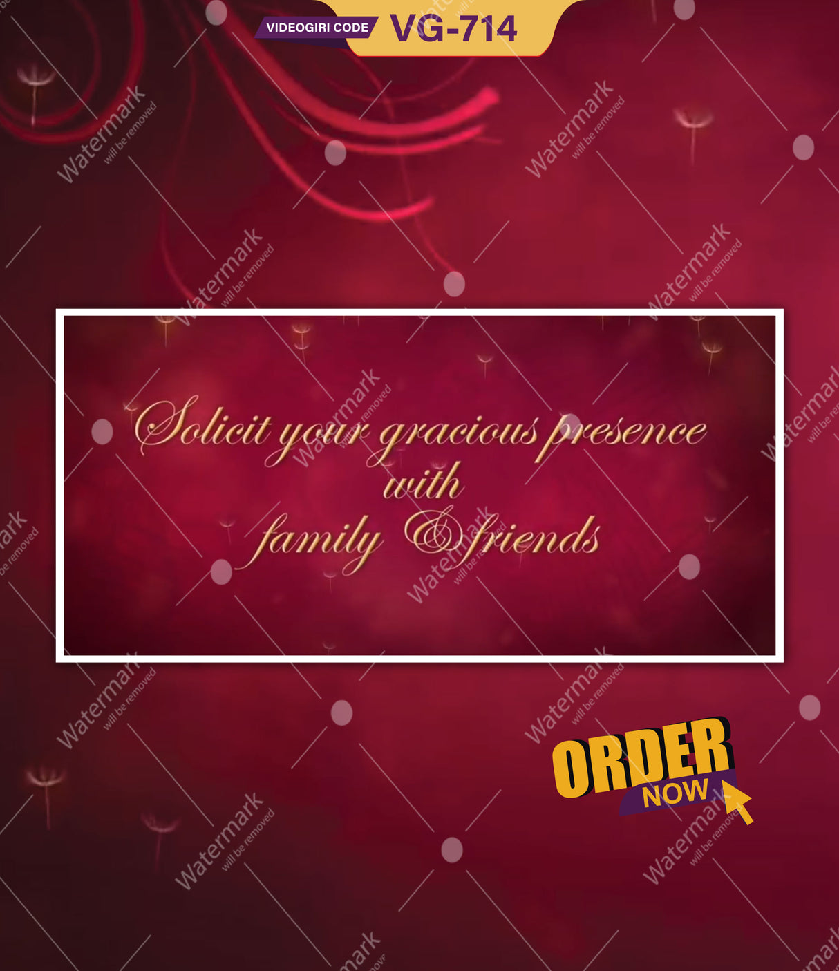 Digital Wedding Invitation Video In Royal Look With Ganesh Ji