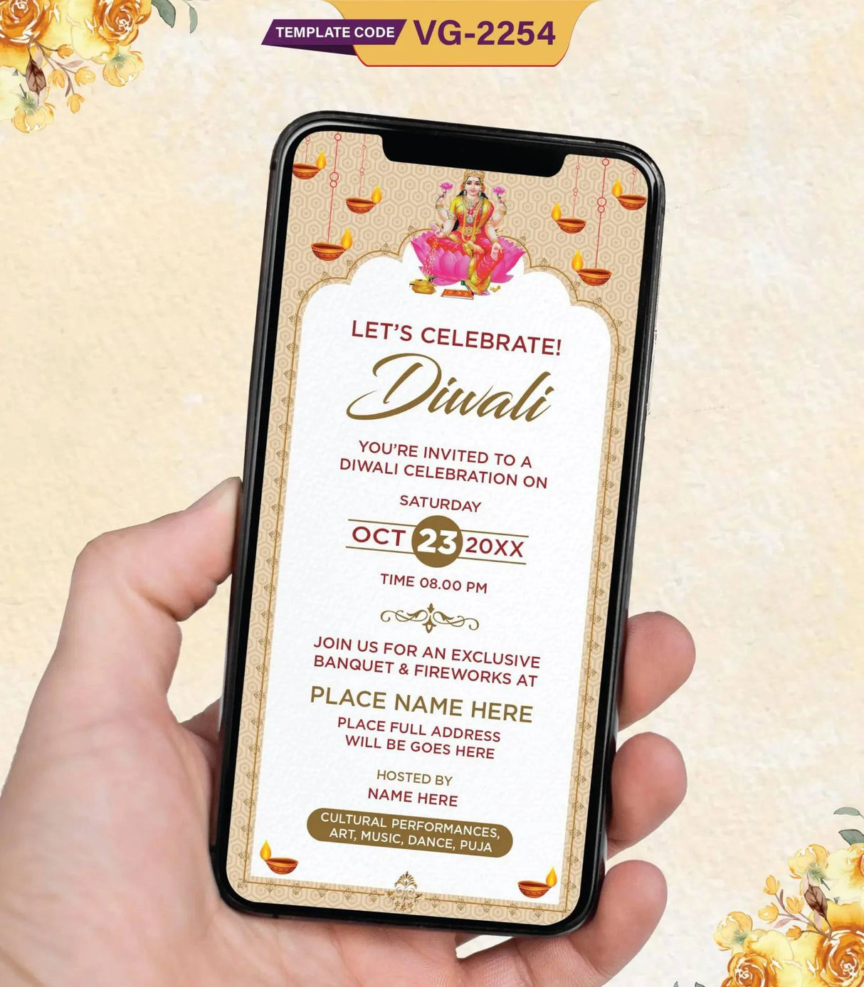 Diwali Celebration Invitation