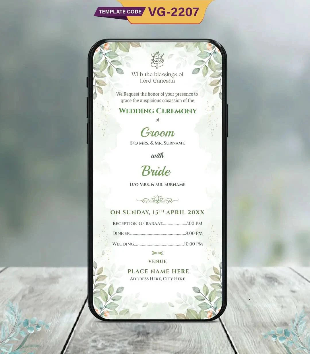 Doctor-Themed Wedding Invitation