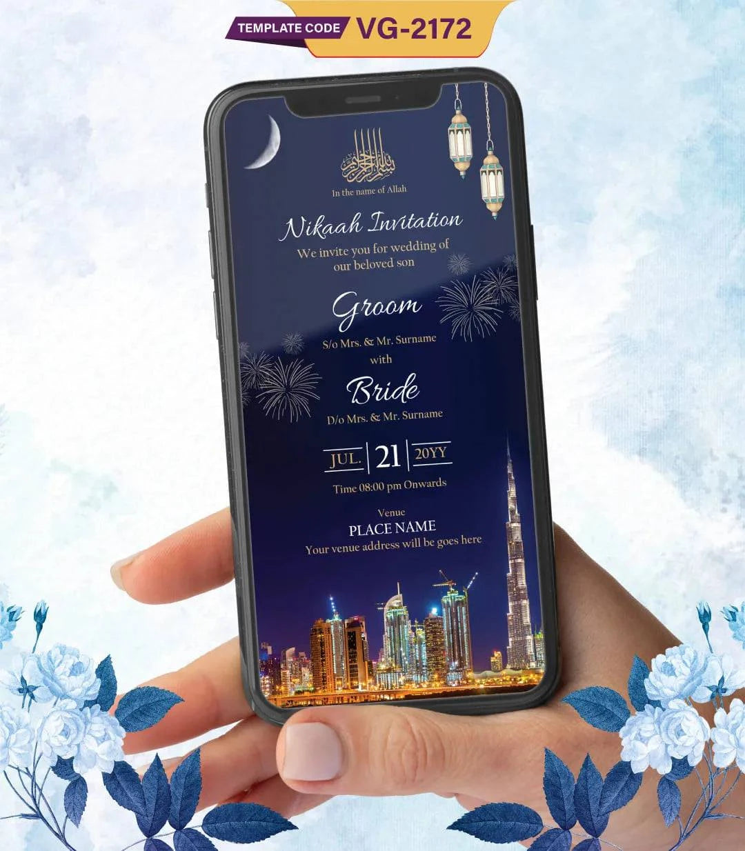 Dubai Wedding Invitation