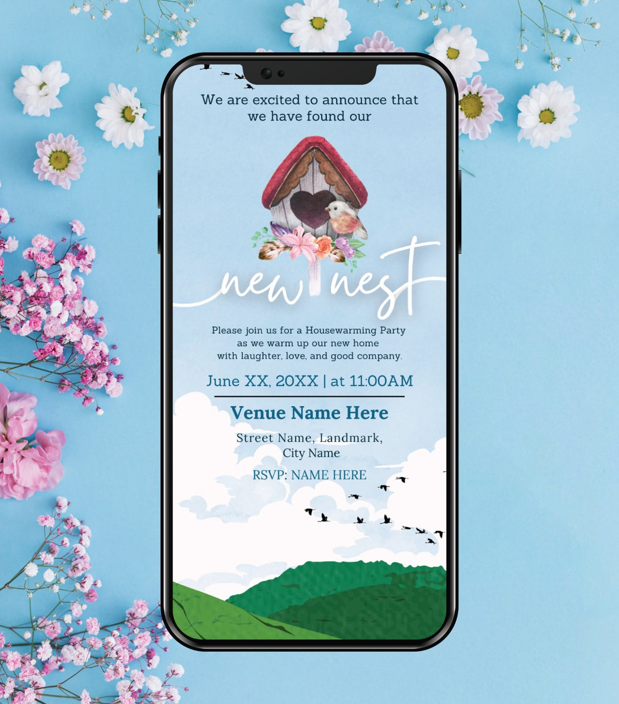 Elegant Housewarming Party Invitation