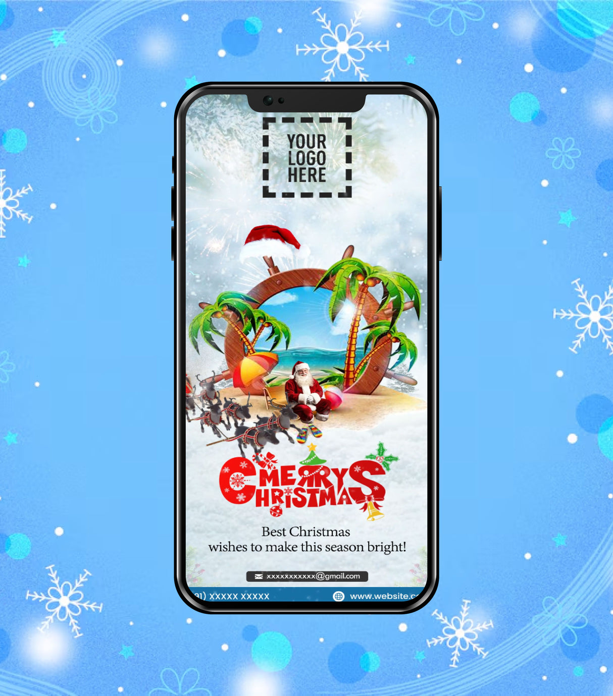 Christmas Motion Graphic for Tour & Travel Agency | Holiday Wishes Video | FW-1004 - VideoGiri