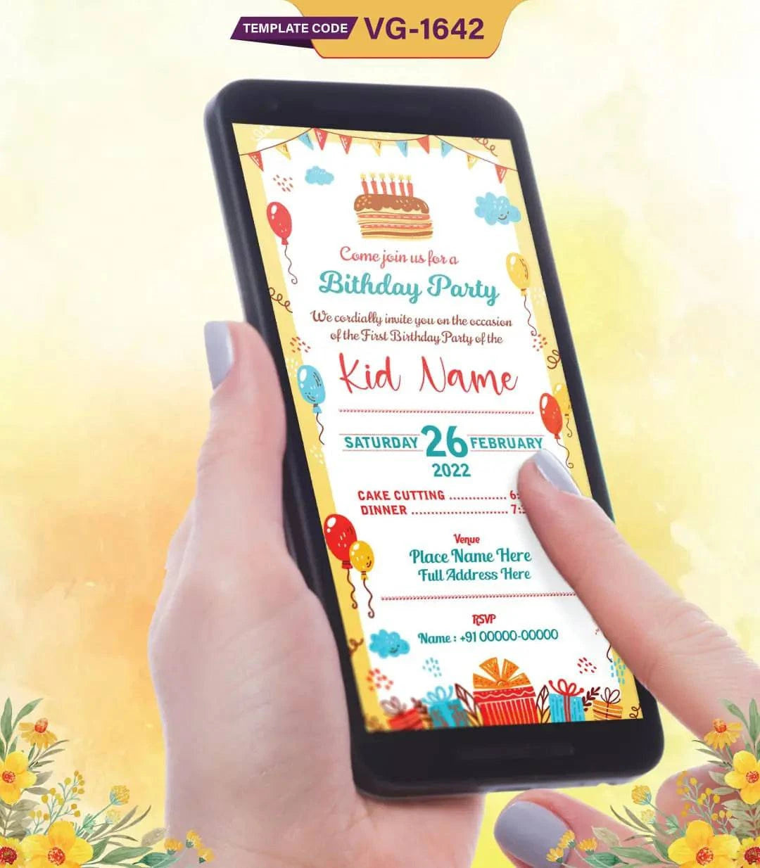 First Birthday Invitation