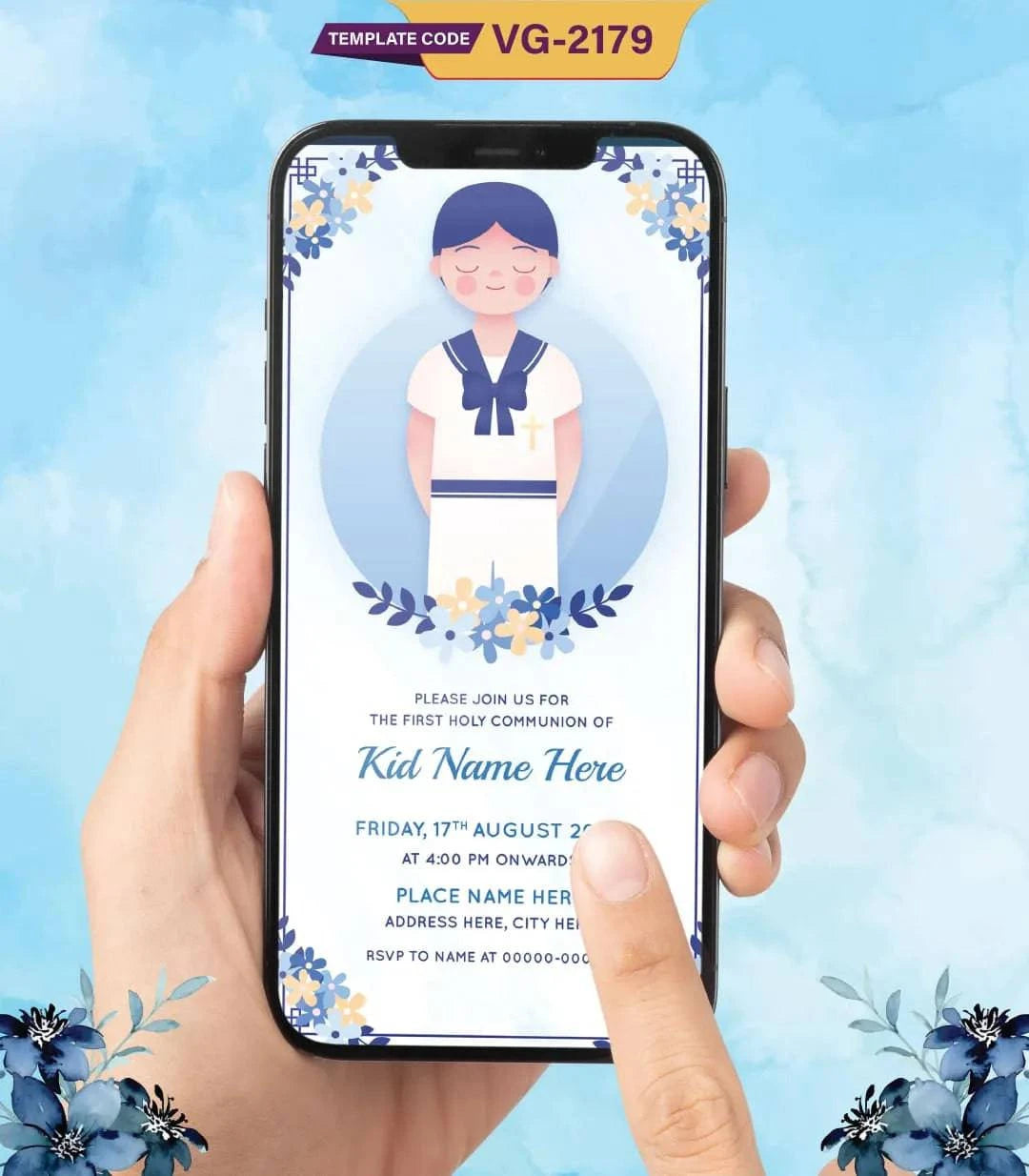 First Holy Communion Invitation